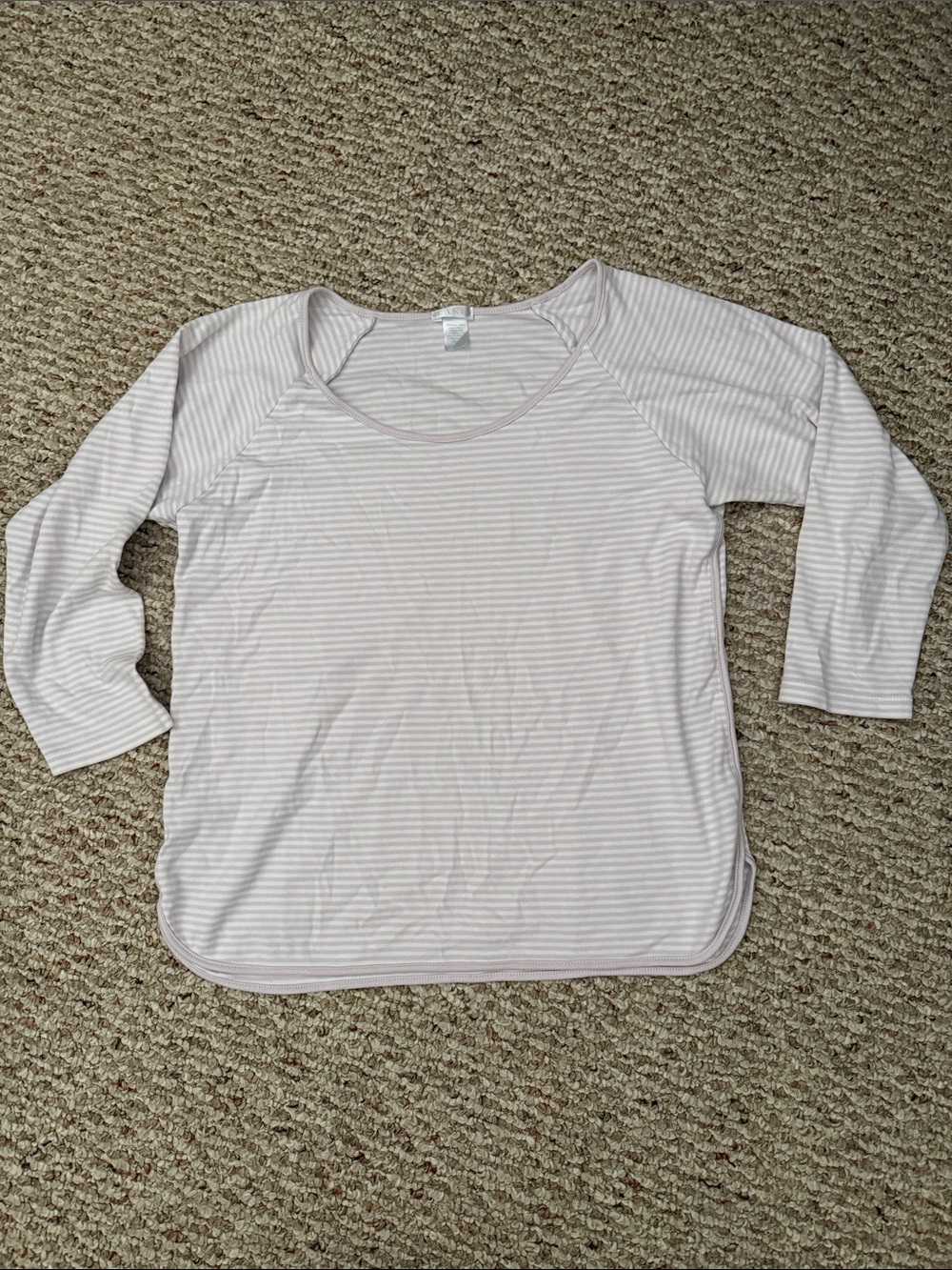 LAKE Pajama Top, Long sleeve, Size S
